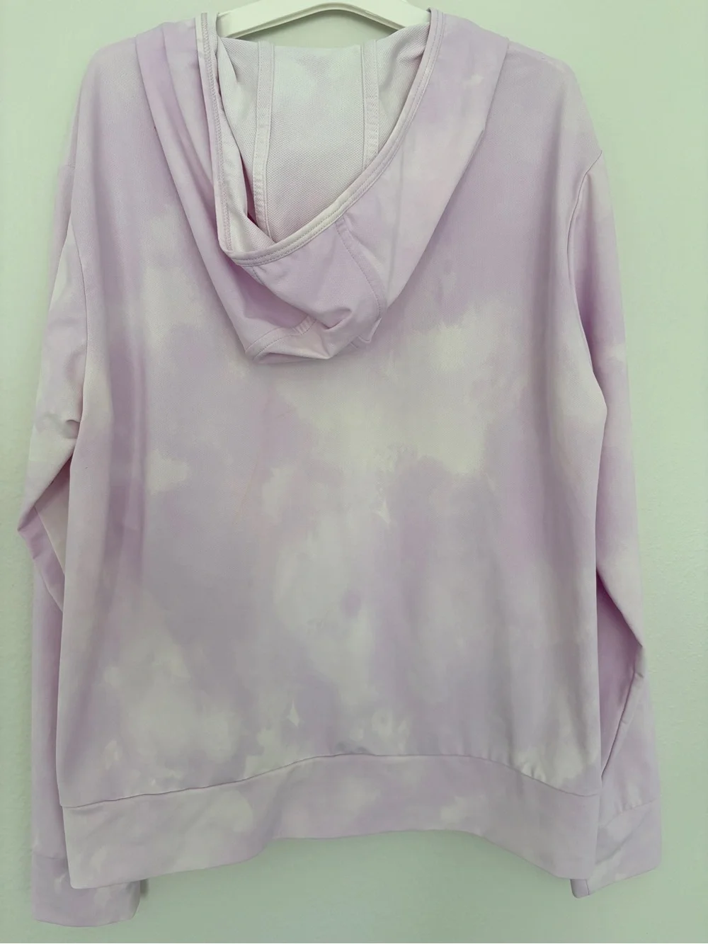 Uniqlo Kids Pastel Lavender Tie-Dye Zip Hoodie